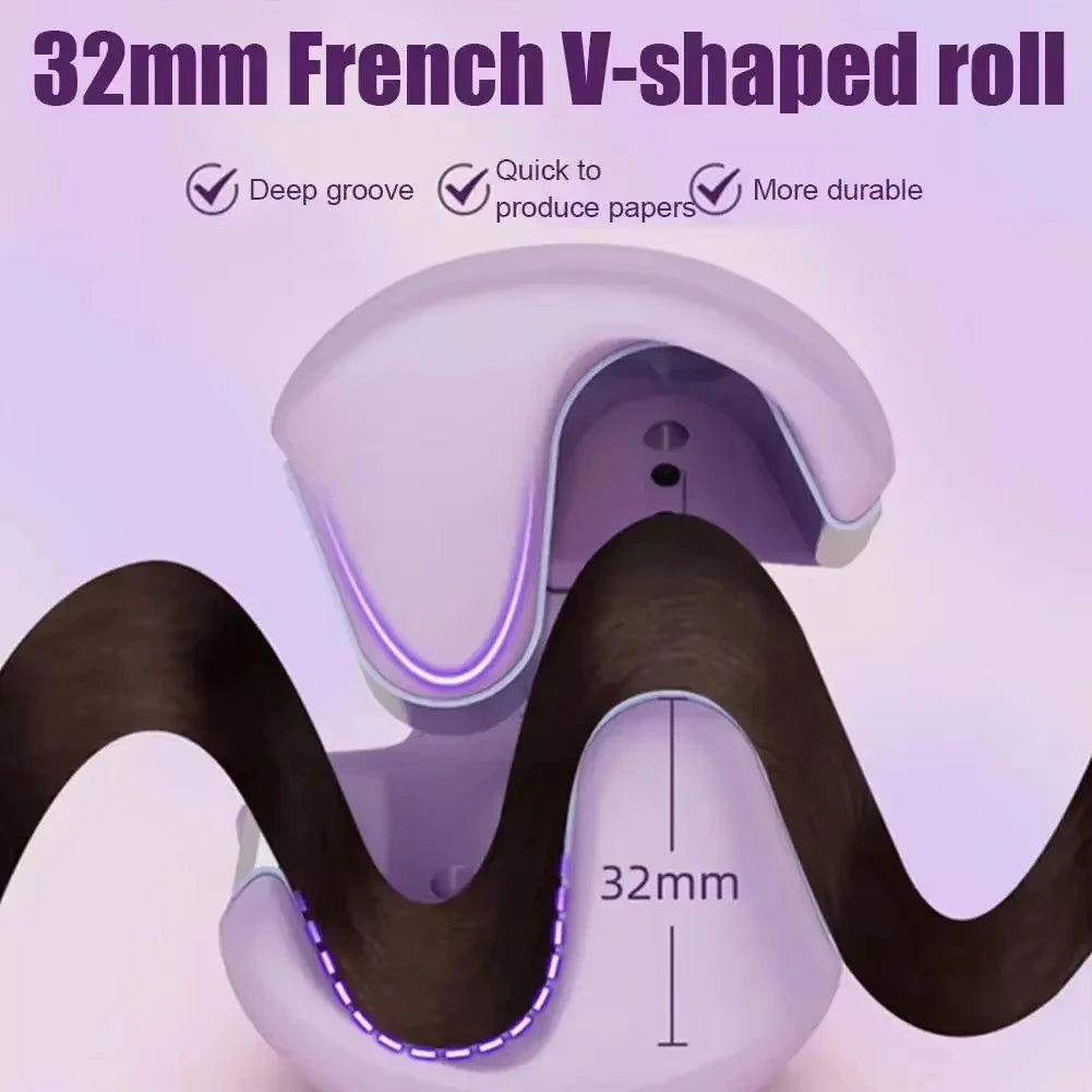 32MM Electric Curling Iron - Fast Heating, Adjustable Temps