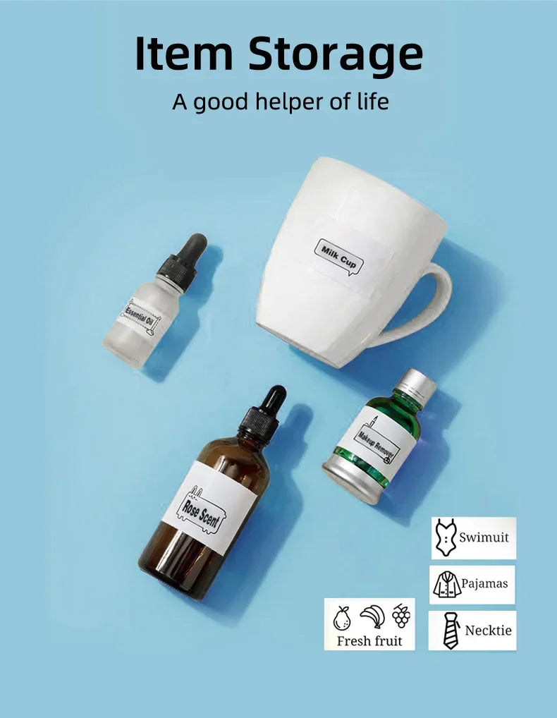 Portable 58mm Bluetooth Thermal Printer for Photo & Label (Android/iOS)