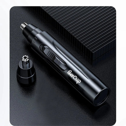 Black Electric Nose & Ear Hair Trimmer