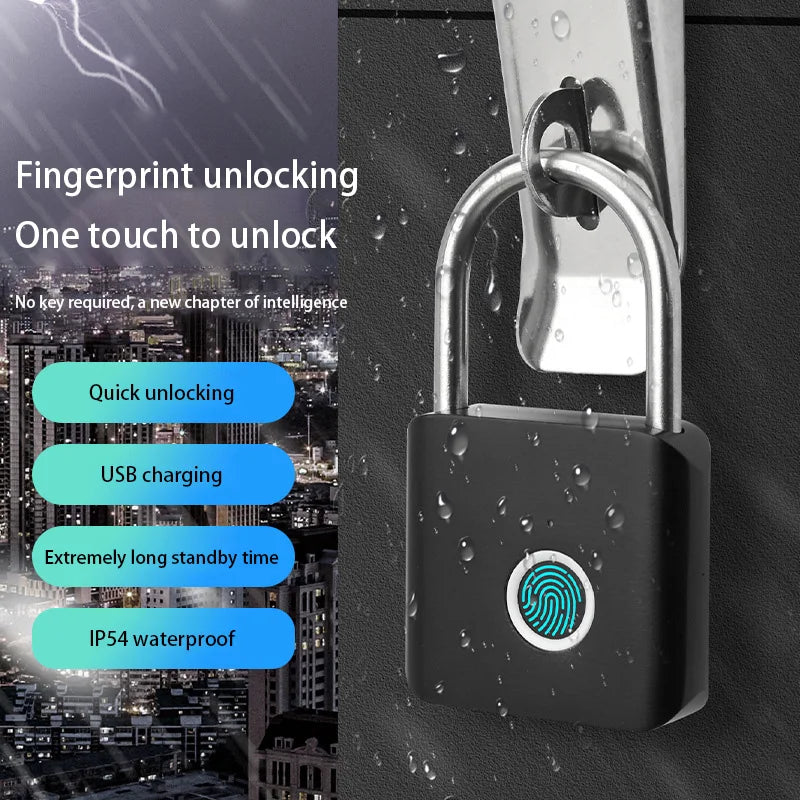 Xiaomi Smart Fingerprint Padlock – Waterproof, Rust-Proof, Anti-Theft