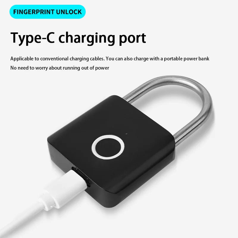 Xiaomi Smart Fingerprint Padlock – Waterproof, Rust-Proof, Anti-Theft